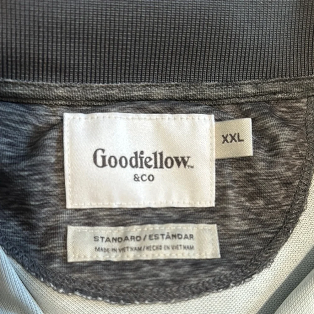 Good Fellow  and Company Men's Gray Polo Shirt. Size XXL - Picture 2 of 3